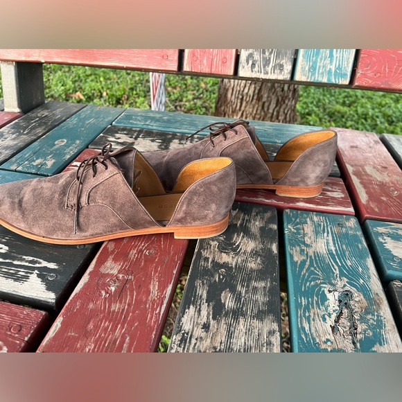 Women’s Suede Lucchese Flats Sz 8.5 - Picture 4 of 12